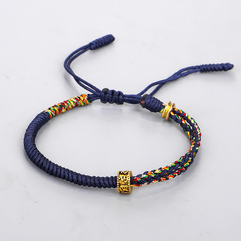 EverestArtStudios Om Mani Padme Hum Protection Luck String Bracelet