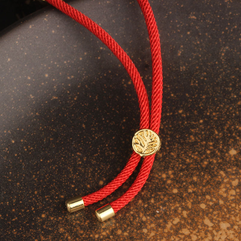 EverestArtstudios Colorful Zircon Copper Wealth Luck Rotation Bracelet Necklace Pendant