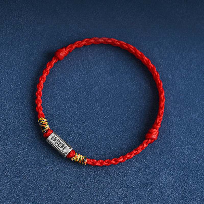 EverestArtstudios Handcrafted 925 Sterling Silver Everything Goes Well Design Protection Strength Bracelet Anklet
