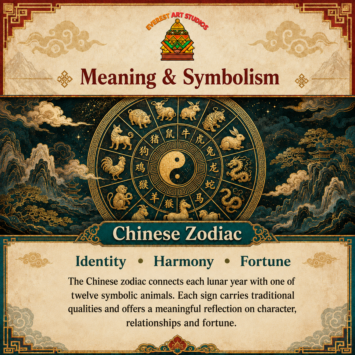 Everest Art Studios chinese zodiac meaning and energy