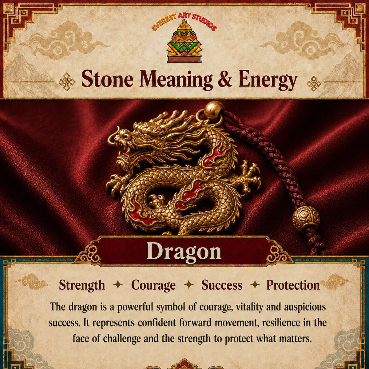 Everest Art Studios dragon meaning and energy