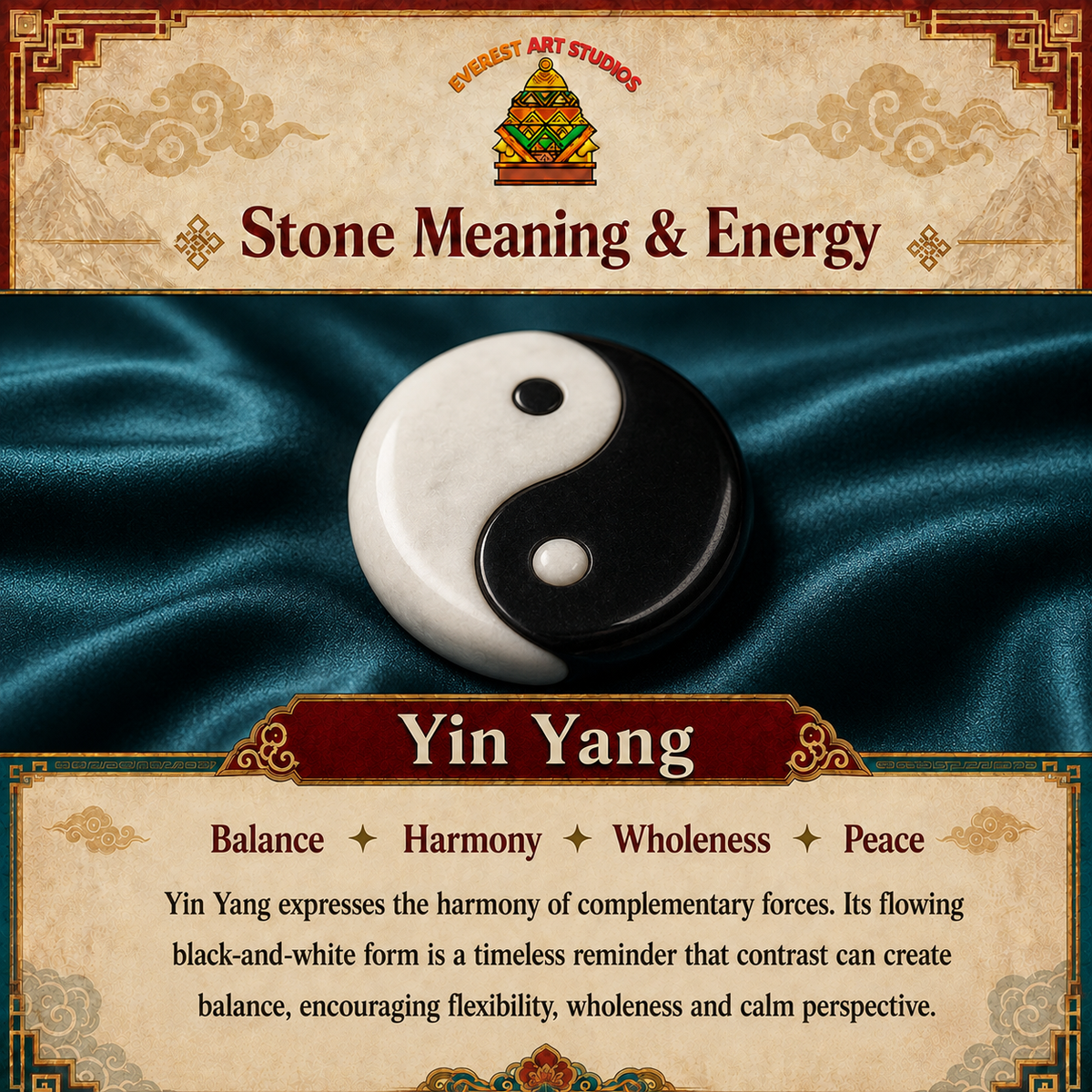 Everest Art Studios yin yang meaning and energy