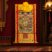 Five Wealth Deities thangka