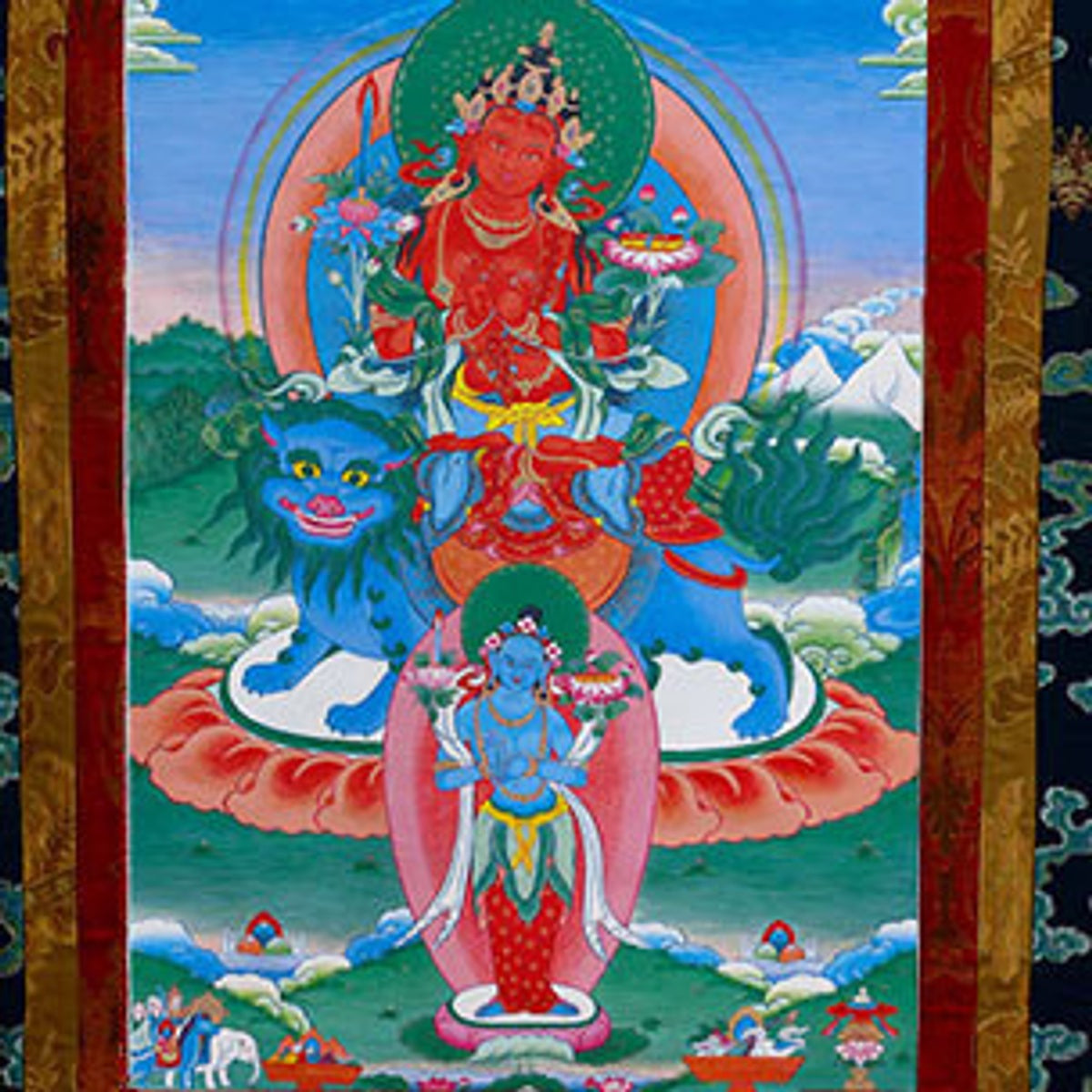 Red Manjushri detail-1