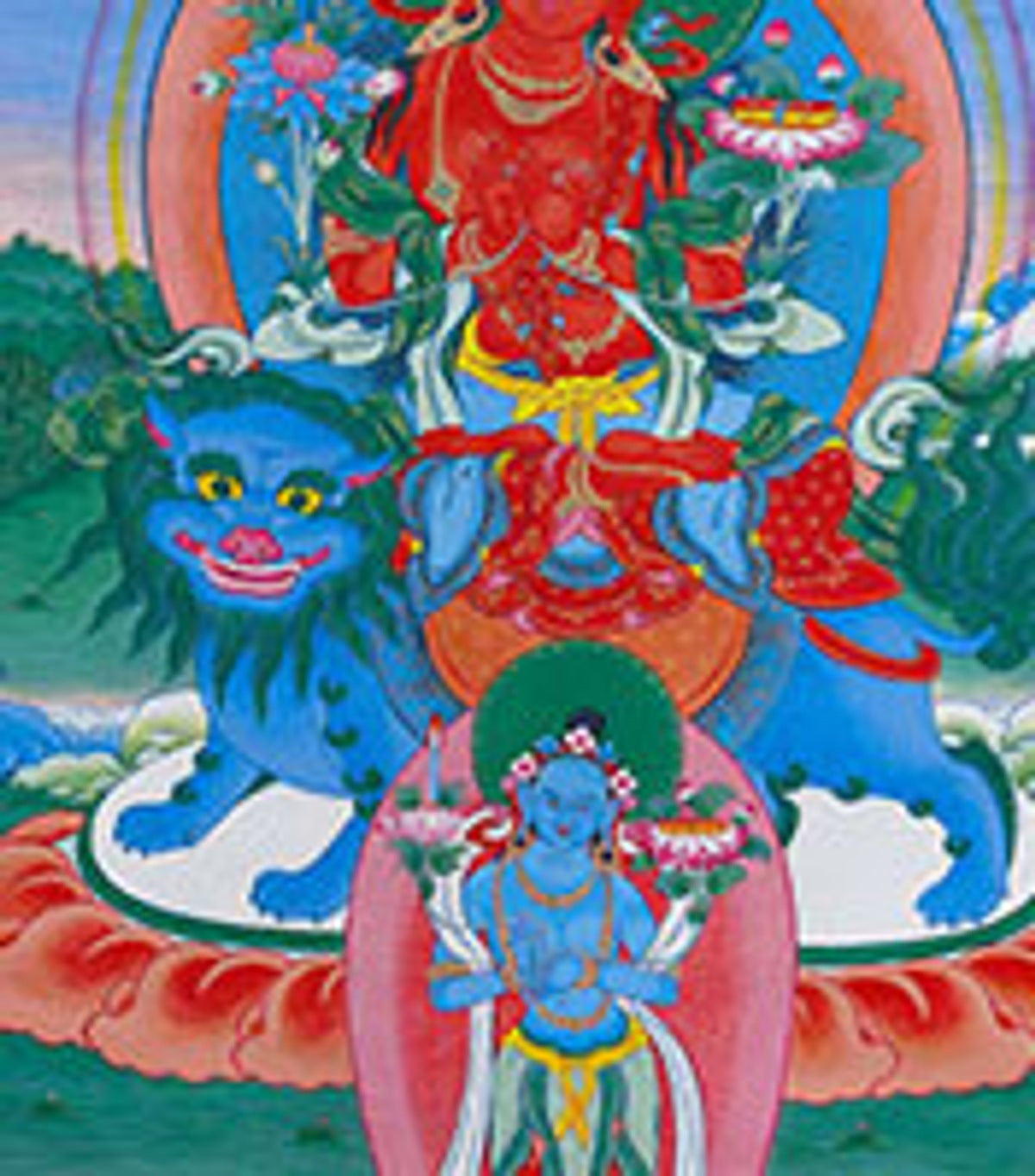 Red Manjushri detail-4
