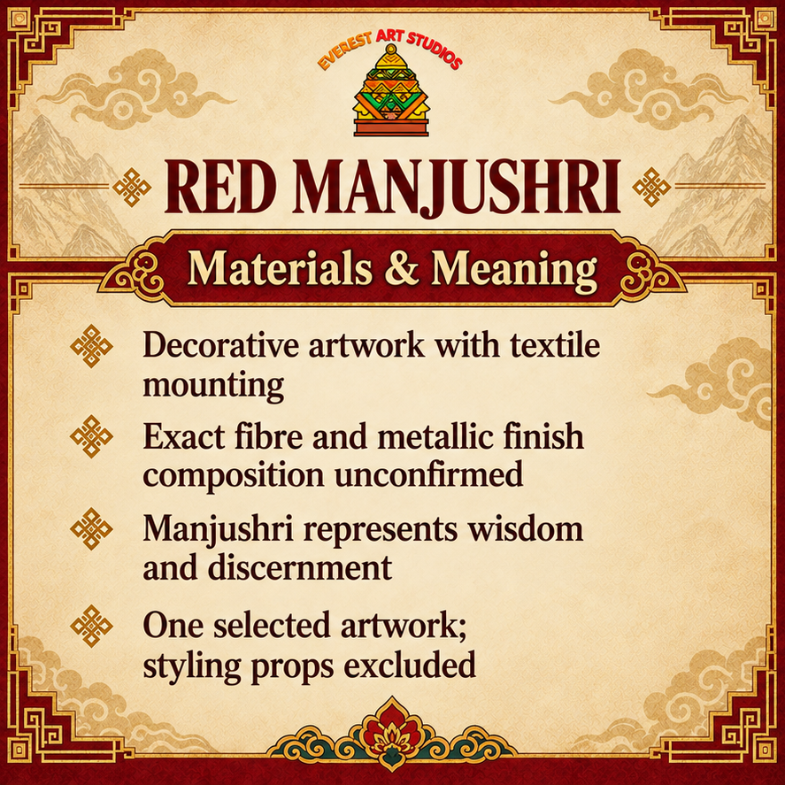 Red Manjushri material