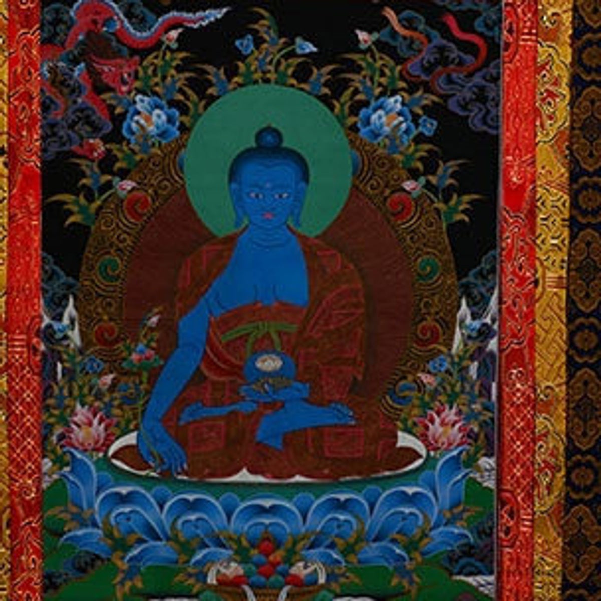 Medicine Buddha detail-1