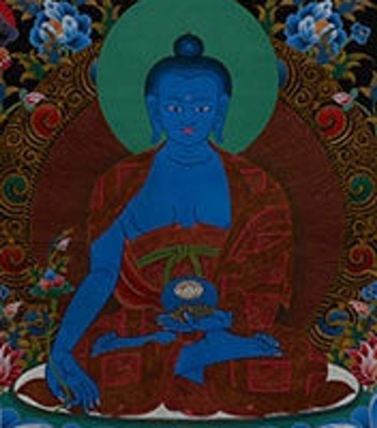 Medicine Buddha detail-4