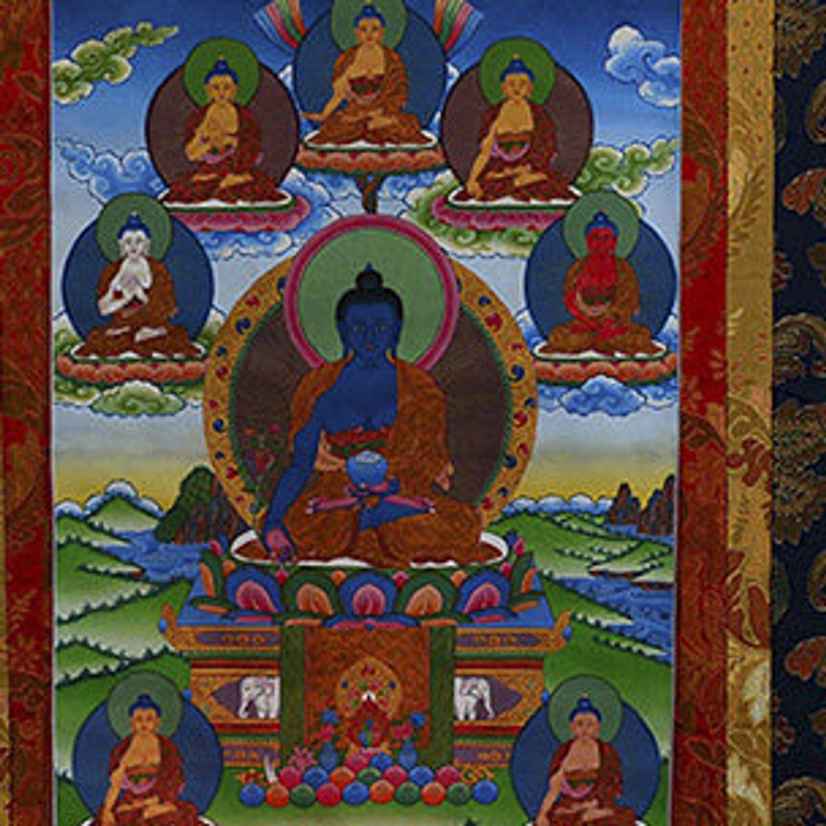 Eight Medicine Buddhas detail-1