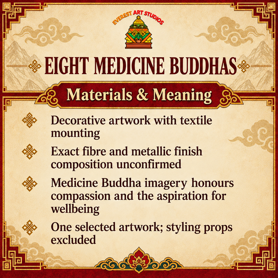 Eight Medicine Buddhas material