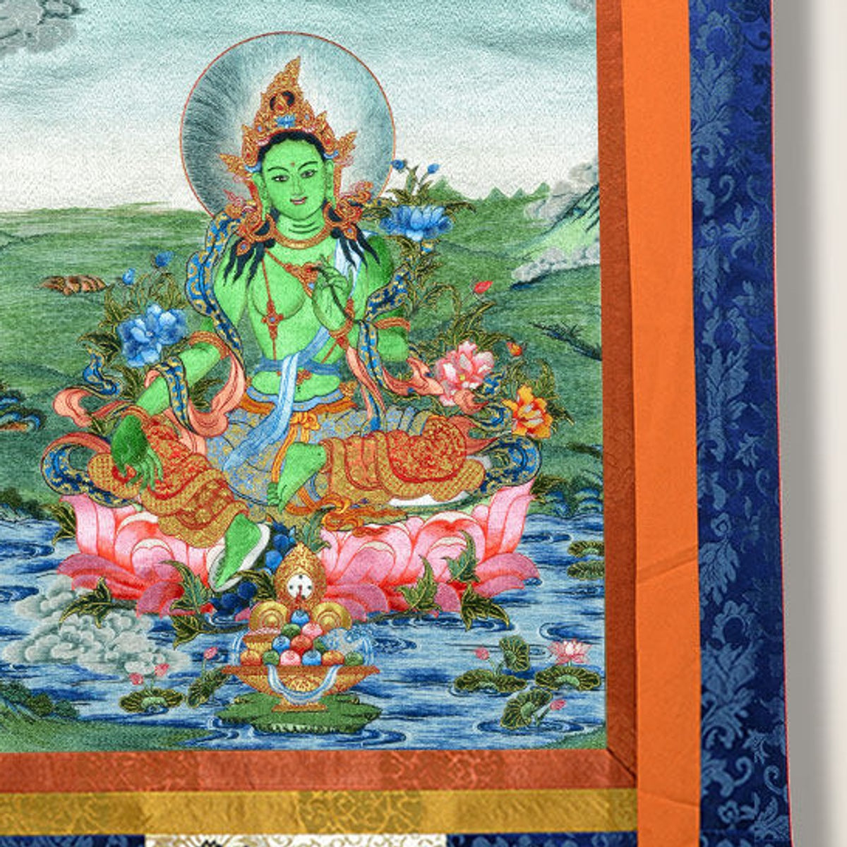 Green Tara detail-1