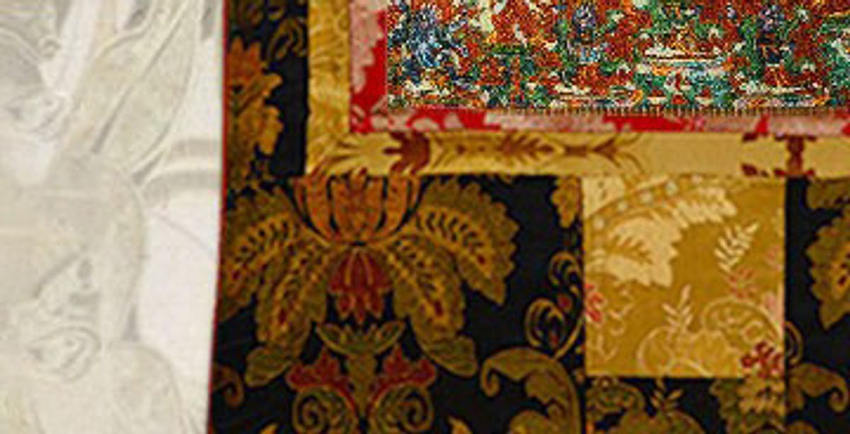 Embroidered Buddhist Deities detail-3