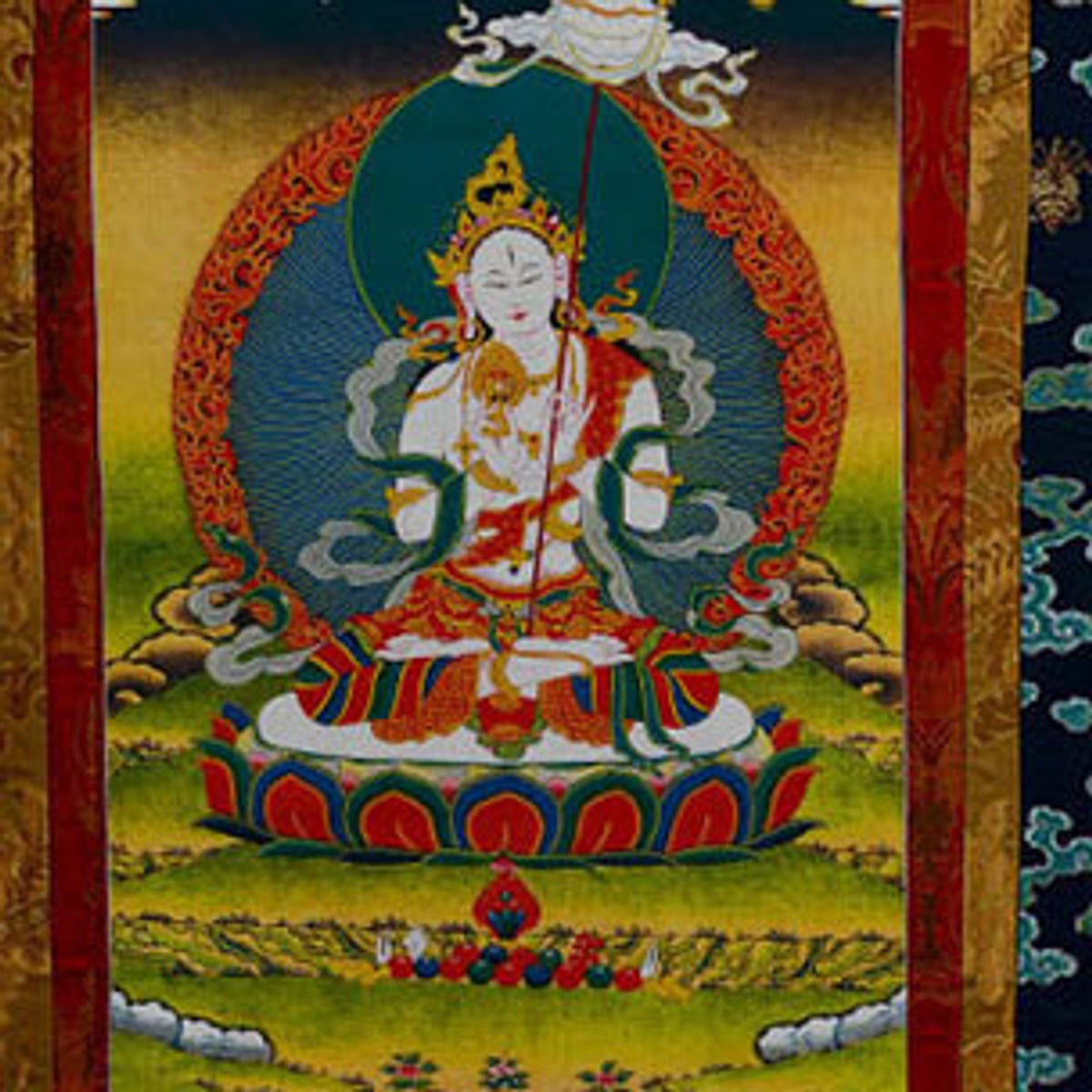 Sitatapatra White Umbrella detail-1