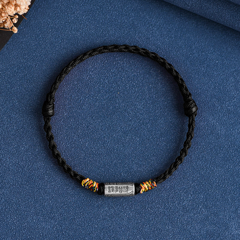 EverestArtstudios Handcrafted 925 Sterling Silver Everything Goes Well Design Protection Strength Bracelet Anklet