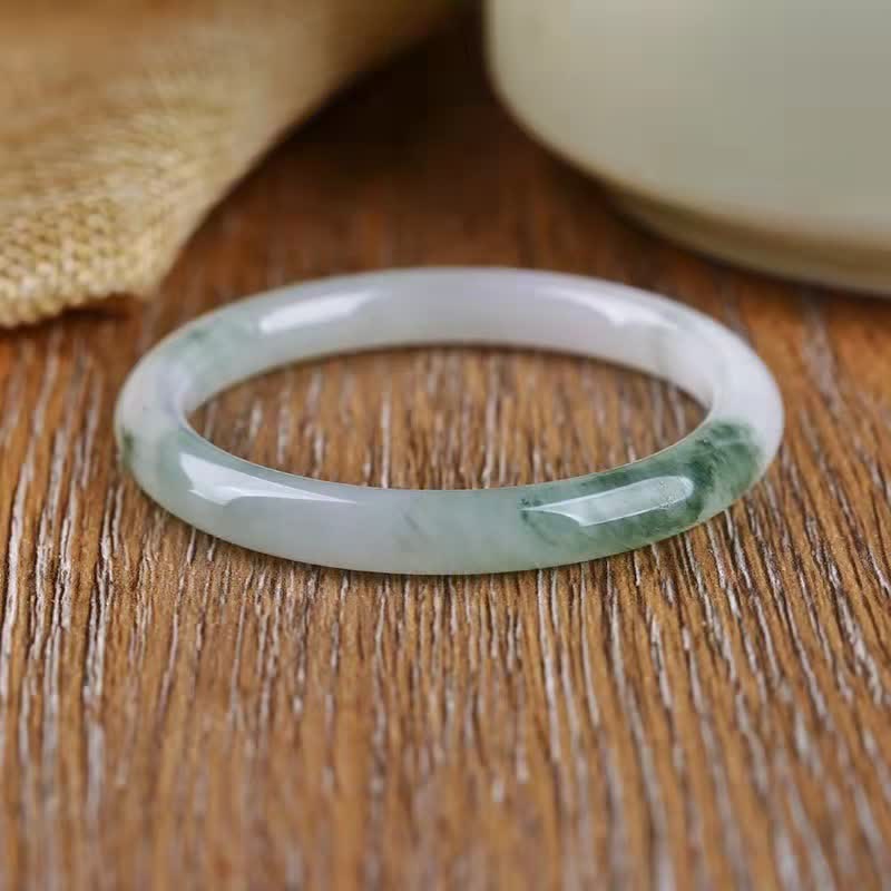 Buddha Stones Jade Abundance Luck Blessing Bracelet Bangle