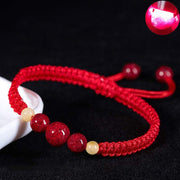 EverestArtstudios Cinnabar Blessing Red String Bracelet For Kids