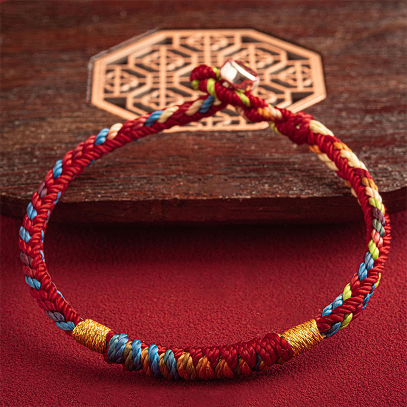 EverestArtstudios "May You Be Safe And Lucky In The Year Ahead" Multicolored Bracelet