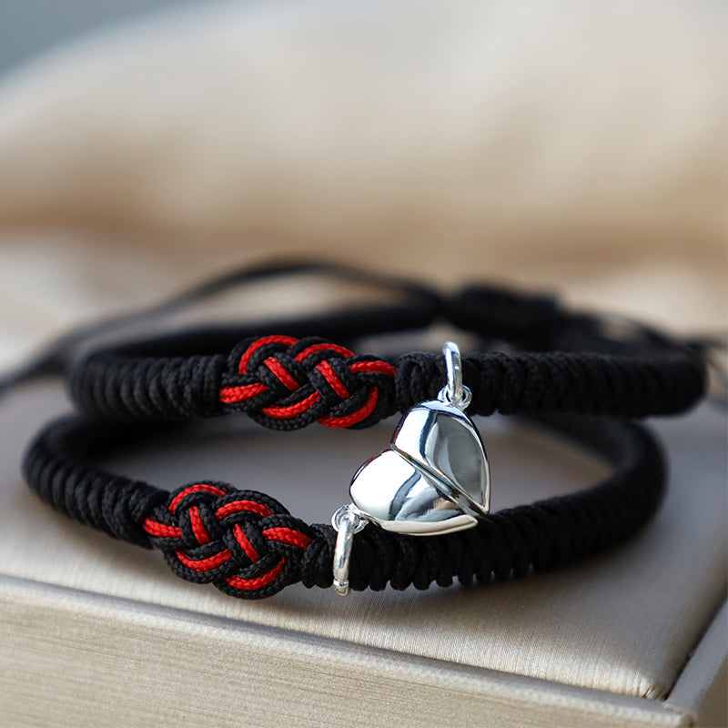 EverestArtstudios 2Pcs Tibetan Luck Chinese Knot Protection String Bracelet