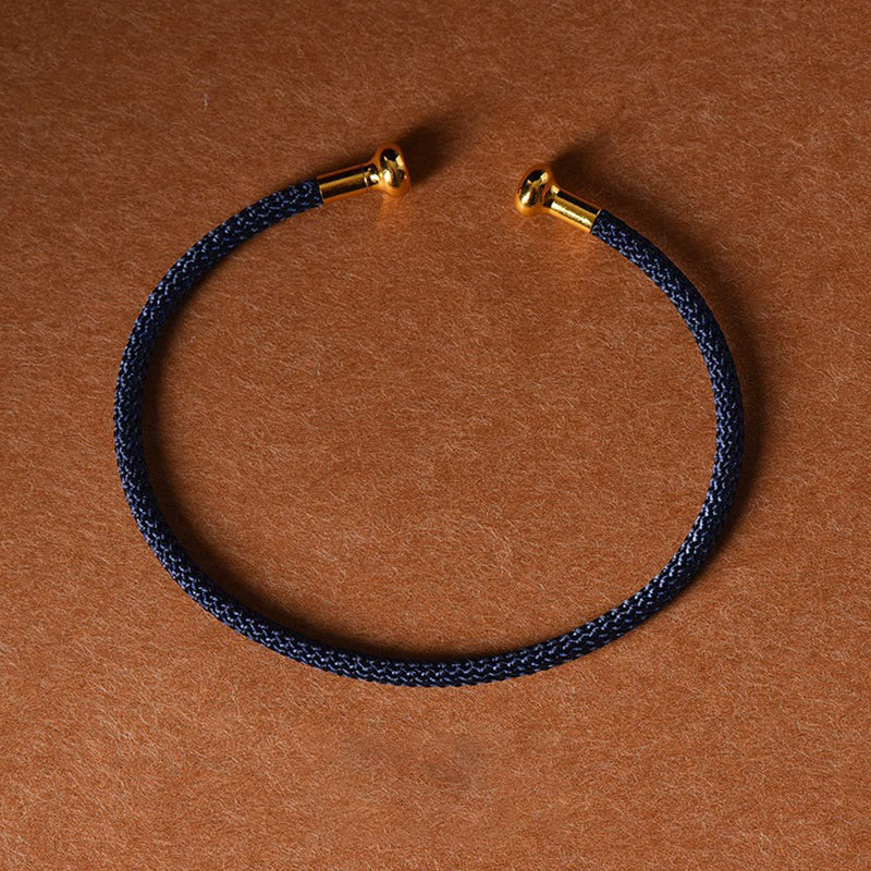 EverestArtstudios Simple Design Handmade Luck Braid String Cuff Bracelet