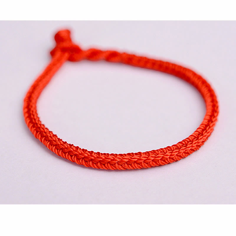 EverestArtStudios Tibetan Handmade Eight Thread Peace Knot Protection Braided String Bracelet