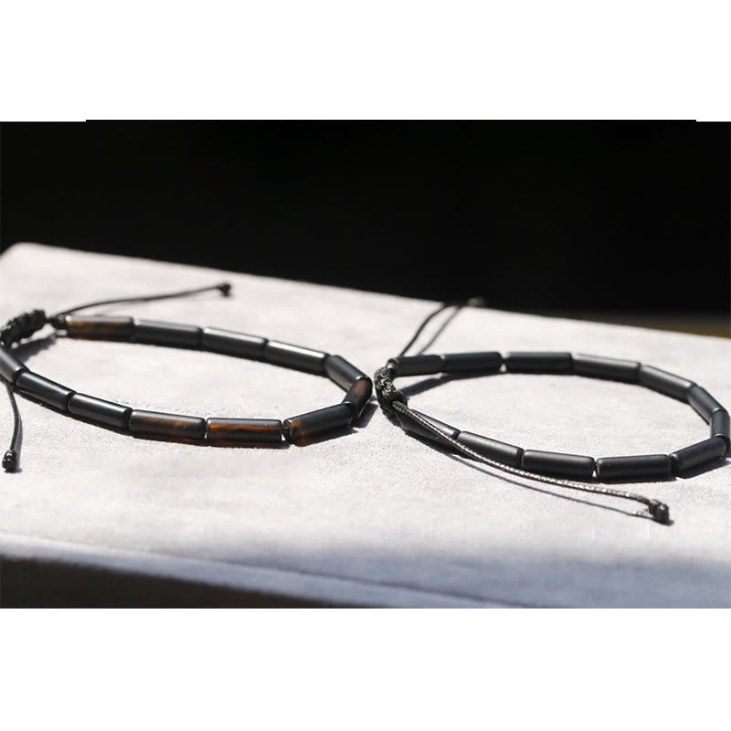 EverestArtStudios Black Onyx Bead Support Protection Bracelet