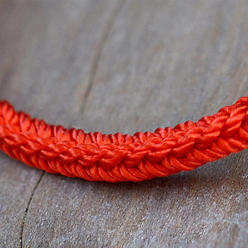 EverestArtStudios Tibetan Handmade Eight Thread Peace Knot Protection Braided String Bracelet