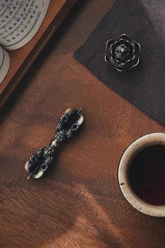 Handcrafted Vajra Dorjee Nepalese Brass Handmade Tibetan Style gift Tibetan Vajra Dorje Sacred Buddhist Ritual