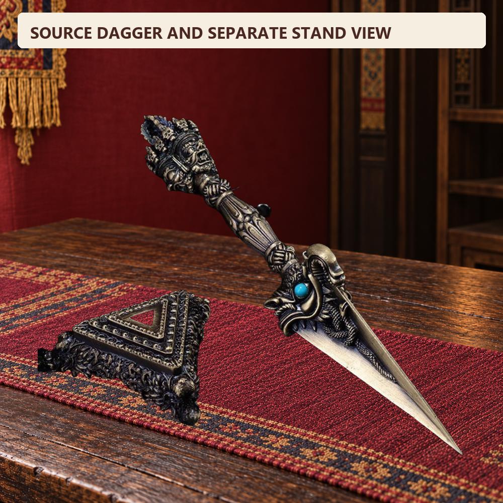 Phurba and stand source photo 01 on approved background