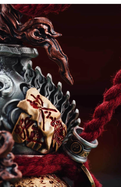 Handcrafted Tibetan Sword Gourd Ornament | Brass Feng Shui Hanging Décor black myth wukong handmade Taoism gift
