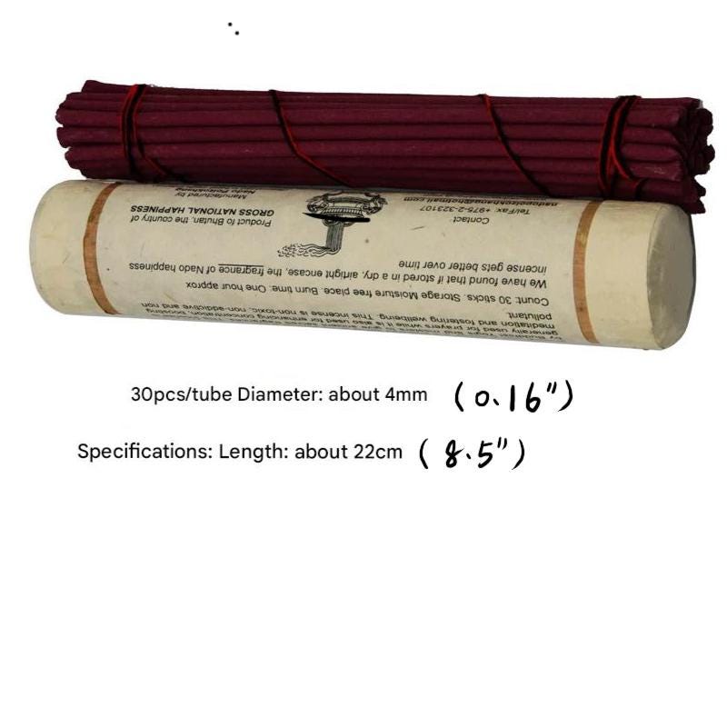 Himalayan Incense Handcrafted Bhutanese Ritual Meditation yoga Tibetan Buddhist Natural Herbal Incense Sticks Stress Relief spiritual