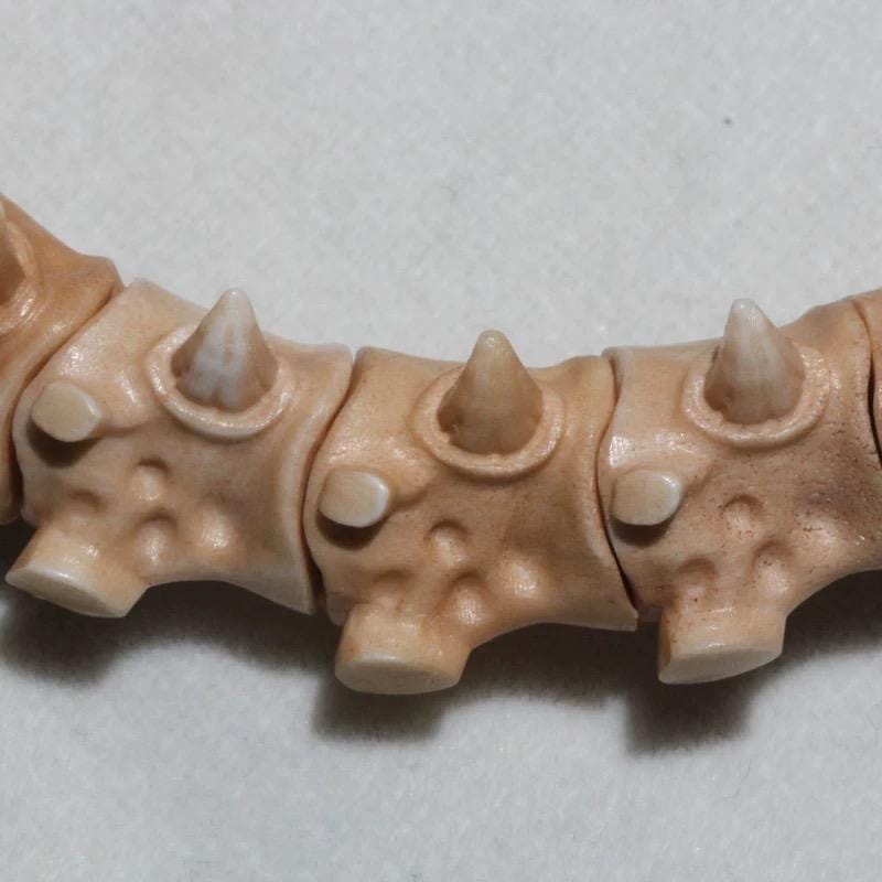 Hand-Carved Antler Zodiac Snake Bracelet, Zodiac Year of the Snake Jewelry for Men