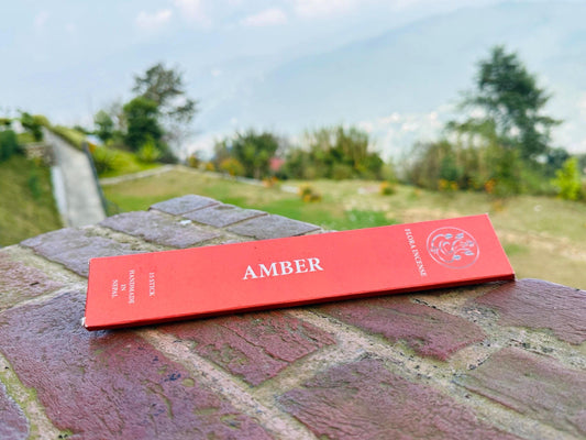 Amber Himalayan Incense Handcrafted Bhutanese Meditation yoga Tibetan Buddhist Natural Herbal Incense Sticks Stress Relief spiritual
