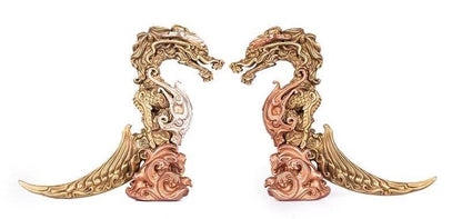 Handcrafted Brass / Silver Dragon Tea Knife – Symbol of Power & Prosperity