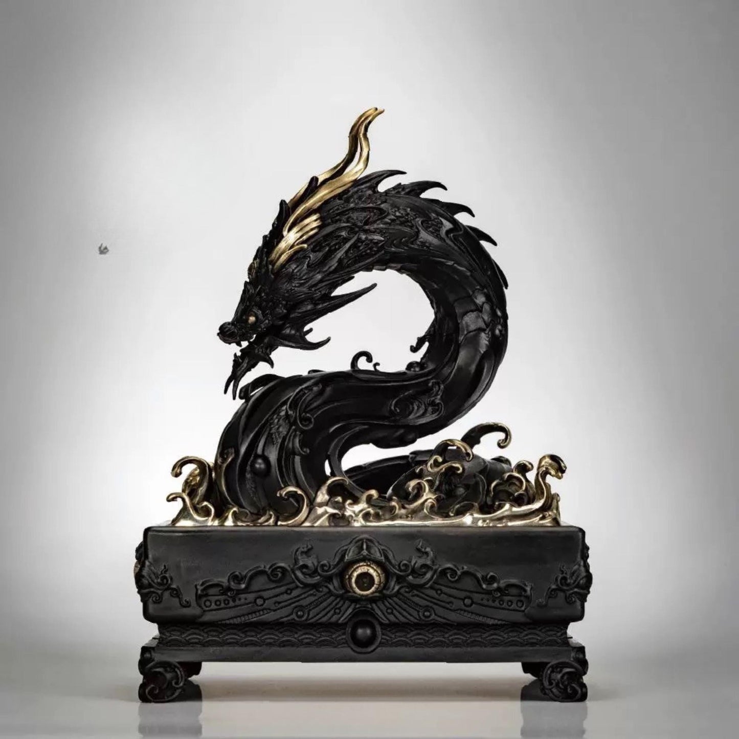 Handcrafted Dragon Incense Burner • Copper Art Sculpture • Dragon Decor • Artisan-Made Aromatherapy Burner • Auspicious Home Gift