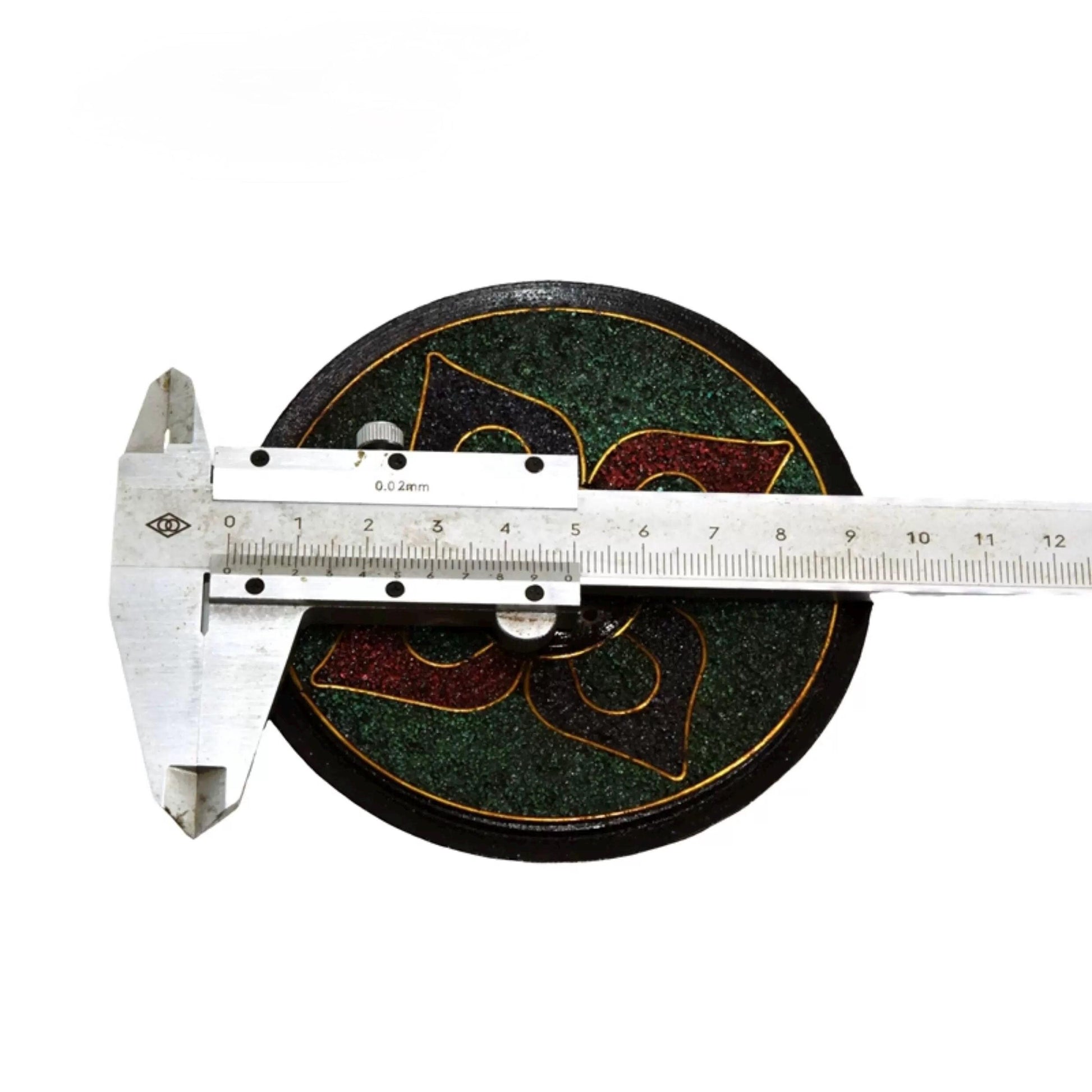 Handcrafted Nepalese Incense Holder | Large 9.2cm Base | 5mm Thick Incense Burner | Tibetan Incense Stand