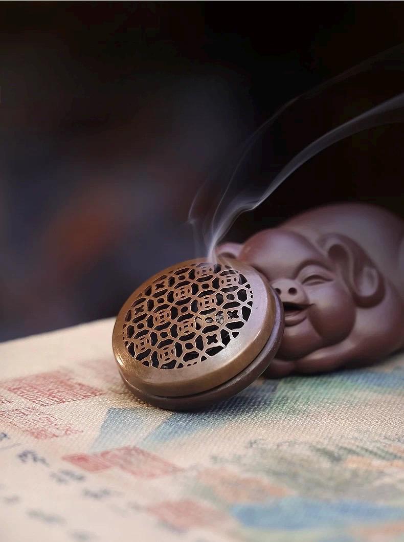 Portable Incense Burner | Pocket Travel Incense Censer for Home or On-the -Go