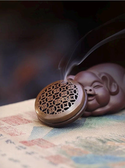 Portable Incense Burner | Pocket Travel Incense Censer for Home or On-the -Go