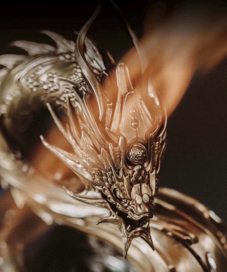 Handcrafted Dragon Incense Burner • Copper Art Sculpture • Dragon Decor • Artisan-Made Aromatherapy Burner • Auspicious Home Gift