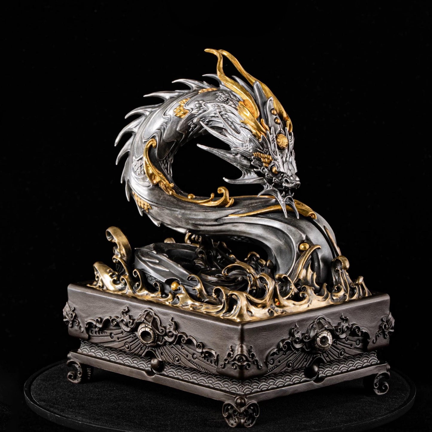 Handcrafted Dragon Incense Burner • Copper Art Sculpture • Dragon Decor • Artisan-Made Aromatherapy Burner • Auspicious Home Gift