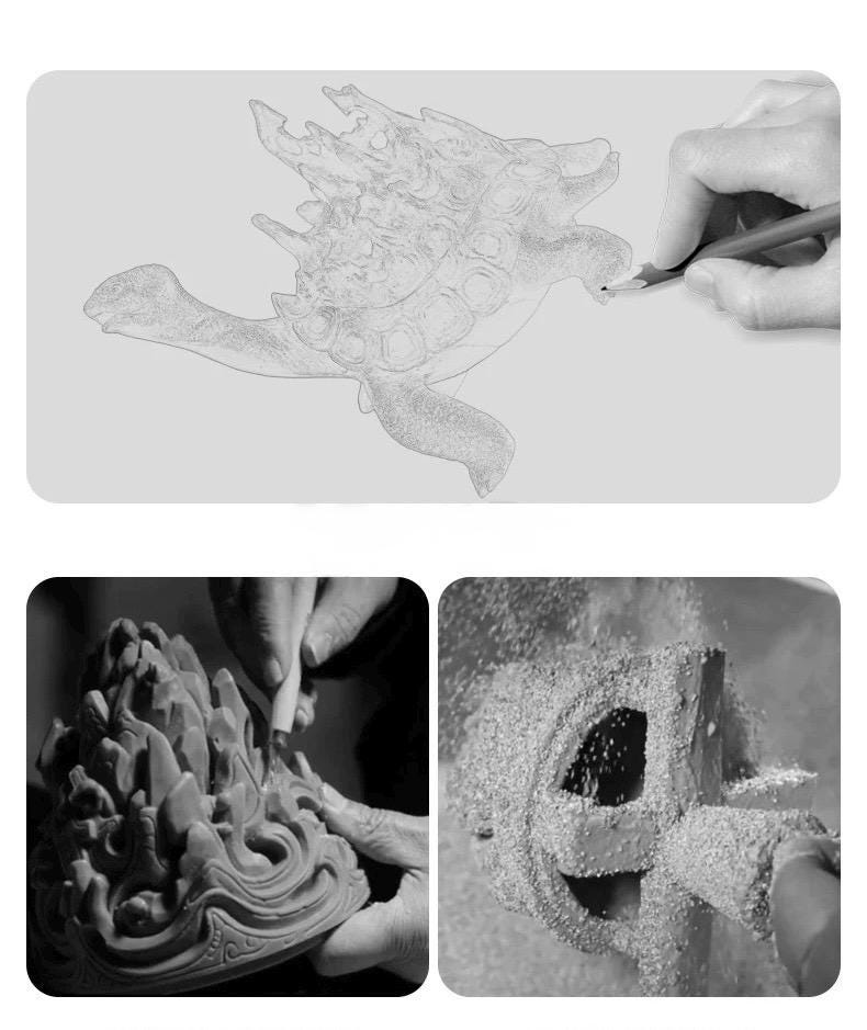 Brass Dragon Turtle Incense Burner • Mythical Creature Aromatherapy Holder • Antique-Style Feng Shui Decor • Home Incense Burner Gift