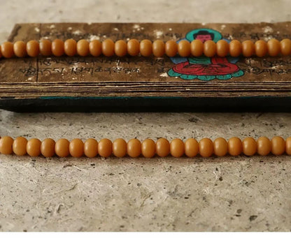 Handmade 108 Bodhi Root Mala Beads Necklace Tibetan Style Agate Bracelet Mens Women Buddhist Prayer Beads Original Weathered Bodhi Seeds