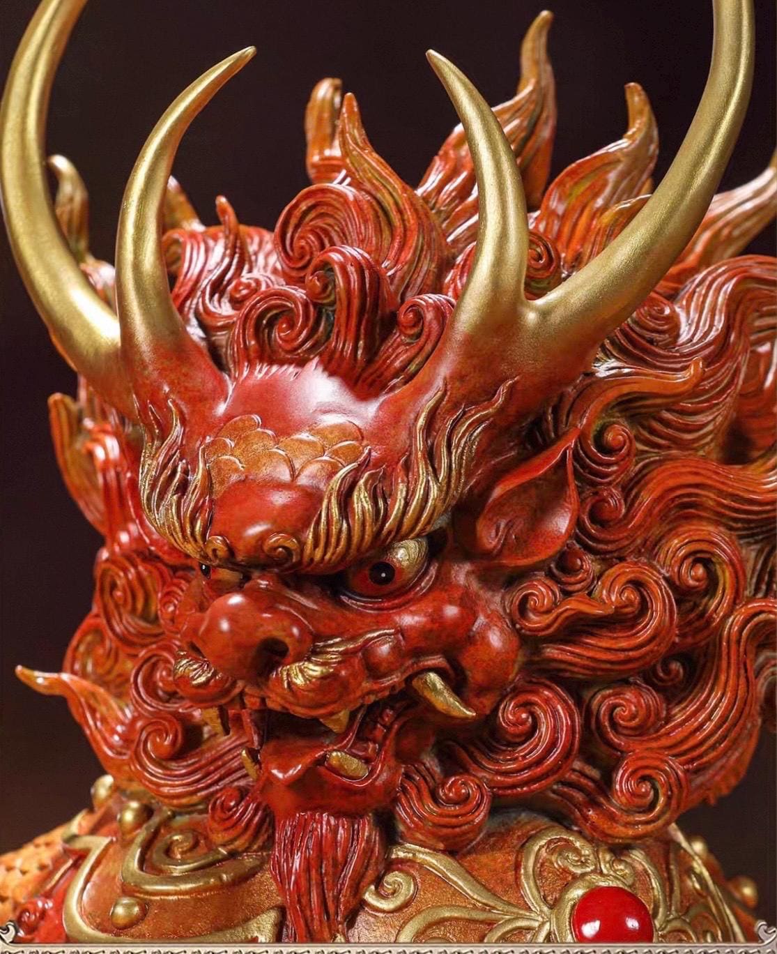 Handcrafted Brass Qilin Statues Pair - Mythical Kirin Sculpture for Home Office Decor, Housewarming & Grand Opening Gift, Feng Shui Art