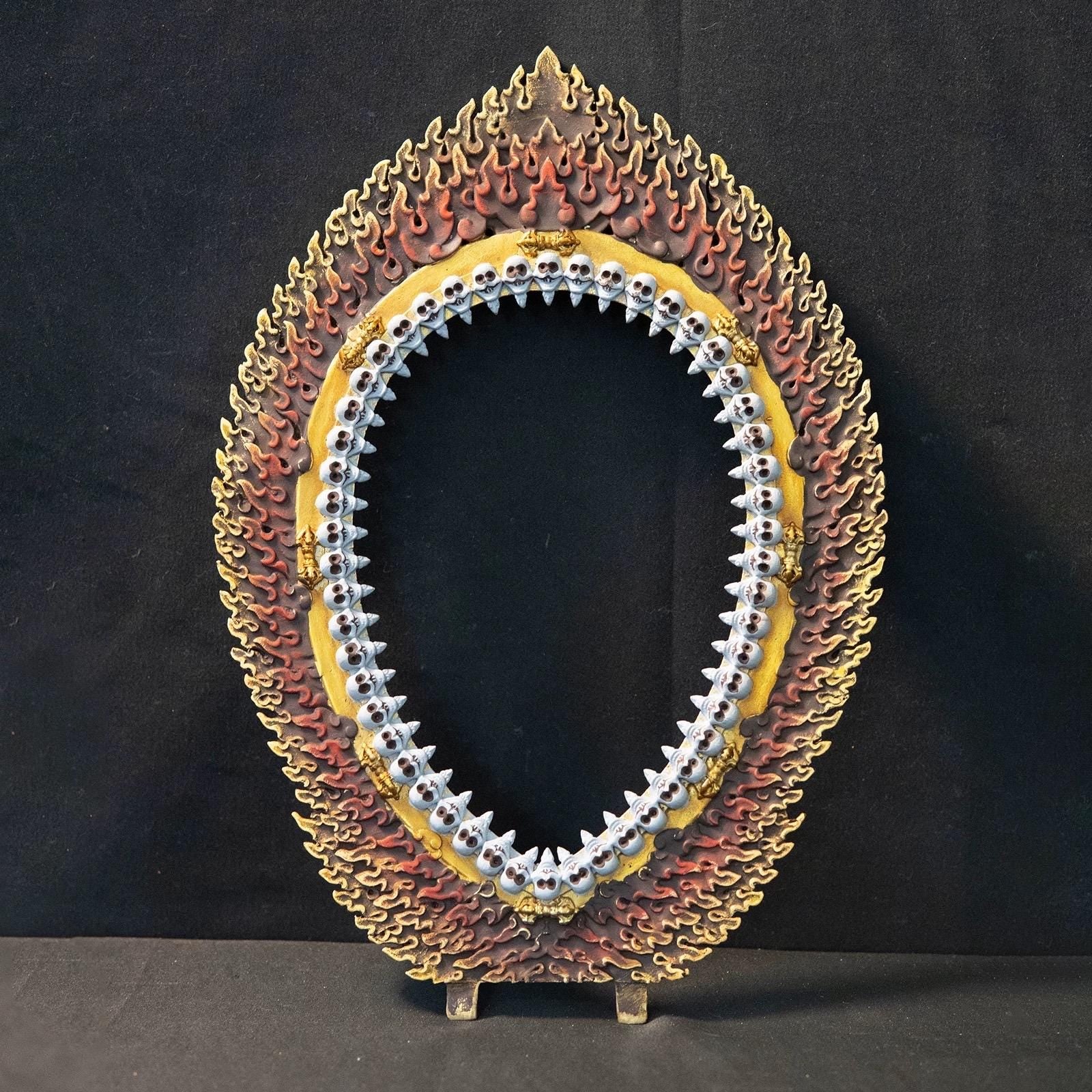 Handmade Painted Kurukulla Statue, Nepali Tibetan Tantric Buddhism Art, Pure Copper Hand Engraved Kurukulla Goddess, Vajrayana Altar Decor