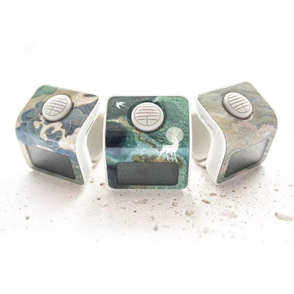 9 Channel Digital Finger Counter, Rechargeable Tally Counter with LED Backlight, Upgraded Handheld Clicker for Prayer & Sports, Minimalist