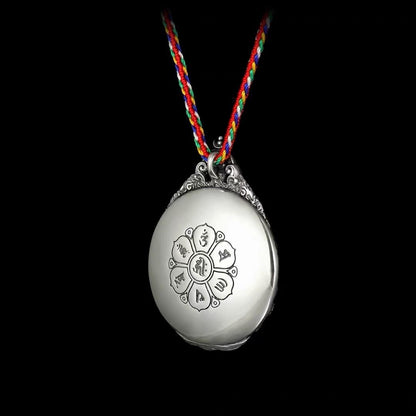 Thousand Armed Avalokiteshvara Pendant Necklace, Chenrezig Amulet, Om Mani Padme Hum Tibetan Buddhist Protection Jewelry
