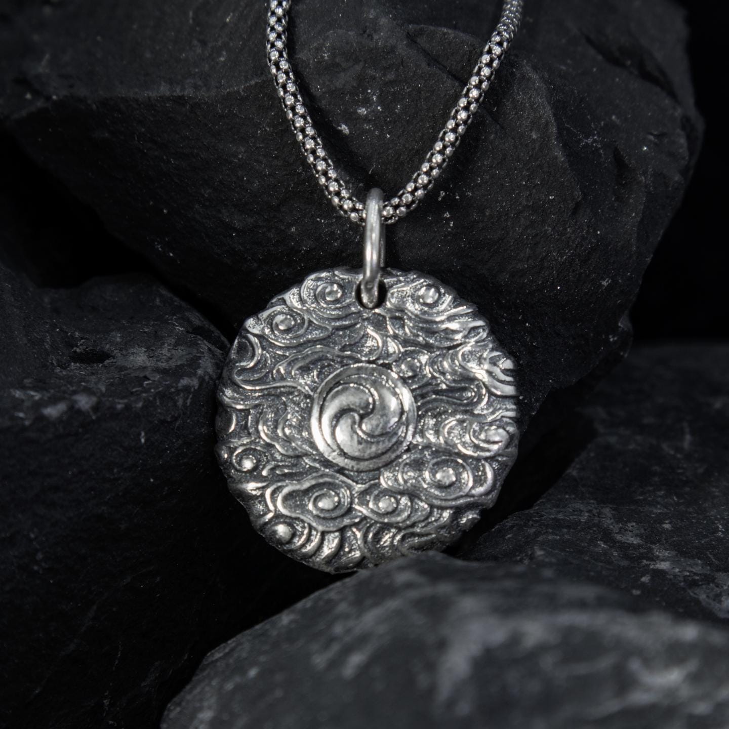 Dzambhala Pendant Necklace Gothic Titanium Steel Jewelry Vintage Wealth God Amulet Buddhist Mascot Unique Punk Choker Gift Unisex Goth
