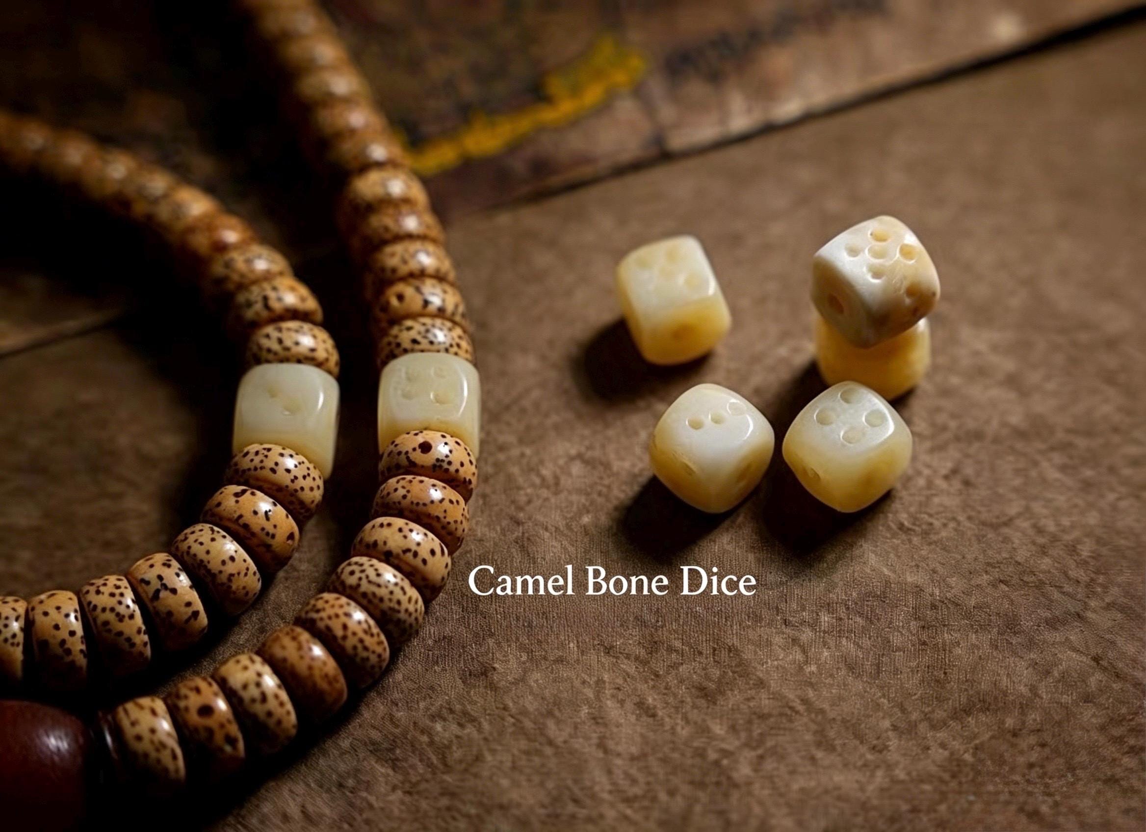 EverestArtStudios Bodhi Seed Mala Necklace – 108 Bead Tibetan Prayer Mala – Moon Bodhi Seed Rosary – Meditation Necklace