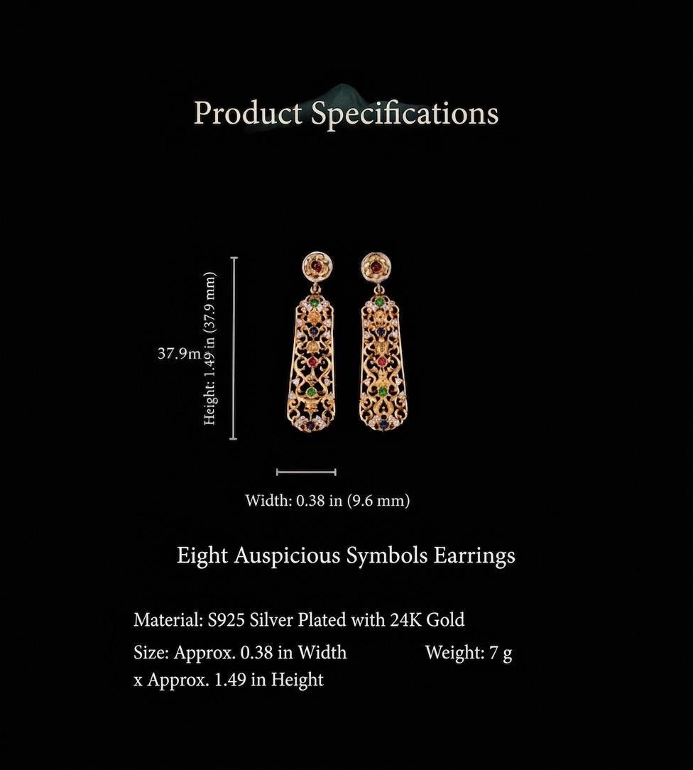 Handmade 925 Silver Gold Buddha Hand Earrings, Dainty Tibetan Mudra Studs, Hypoallergenic Asian Ethnic Jewelry, Gift for Her