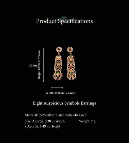 Handmade 925 Silver Gold Buddha Hand Earrings, Dainty Tibetan Mudra Studs, Hypoallergenic Asian Ethnic Jewelry, Gift for Her