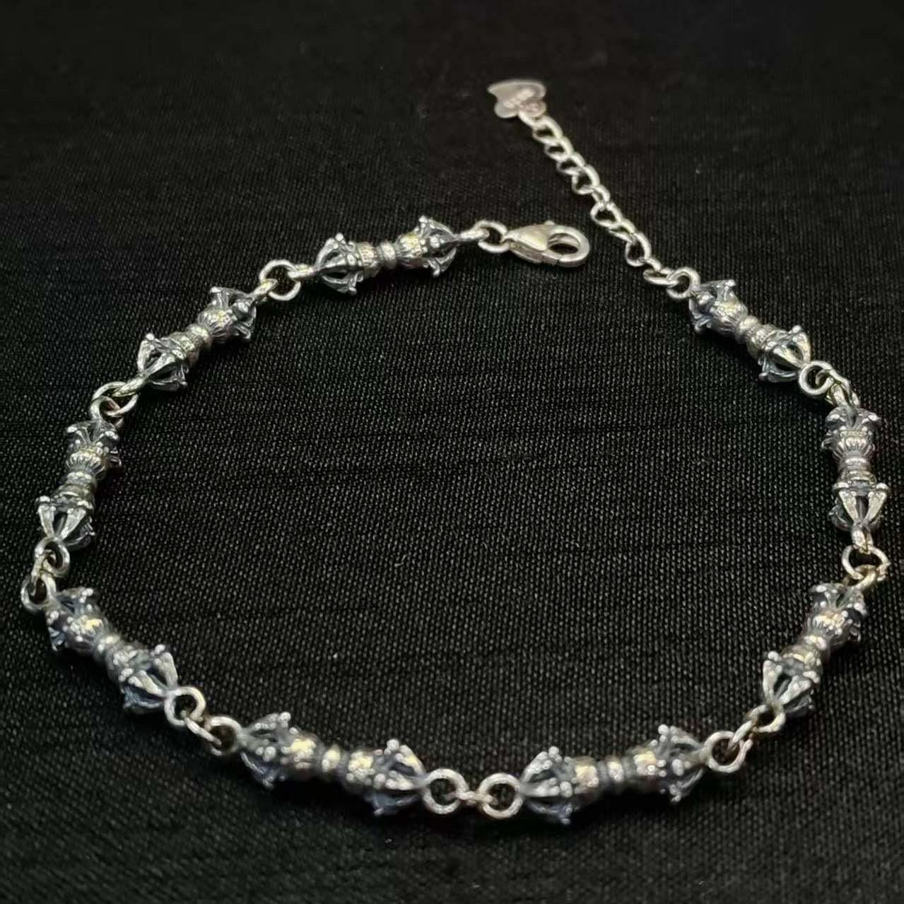 Original 925 Sterling Silver Bracelet for Women, Handmade Fine Silver Chain Bracelet, Minimalist Dainty Jewelry, Unique Gift for Her